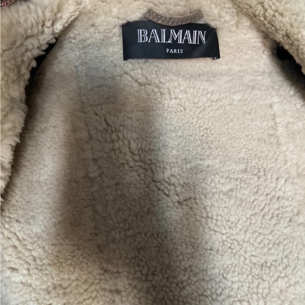 BALMAIN Shearling - Picture 14 of 17